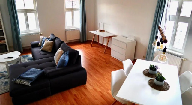 Апартаменты gemütliche Zweiraumwohnung im Zentrum von Leipzig