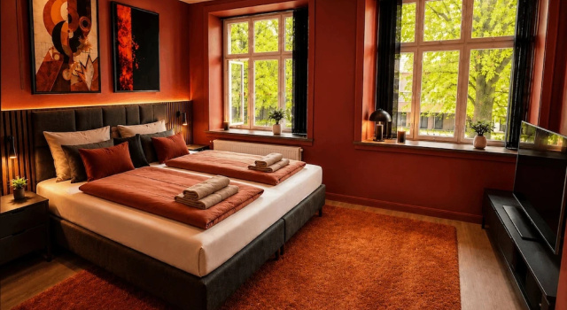 Номер Classic Crimson Autumn Suites JP