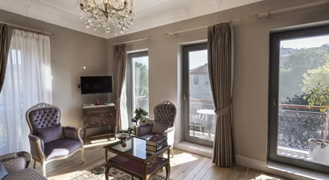 Люкс с видом на горы Narimor Urla Butik Otel