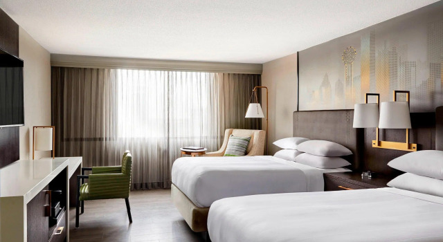 Четырёхместный номер Standard Dallas-Addison Marriott Quorum by the Galleria
