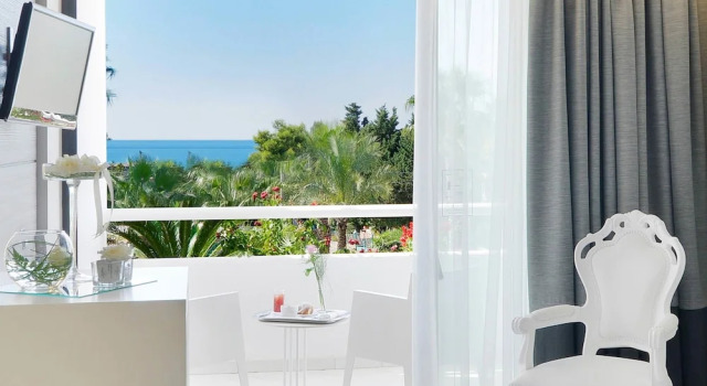 Двухместный номер Deluxe с балконом и с видом на море Mec Paestum Hotel