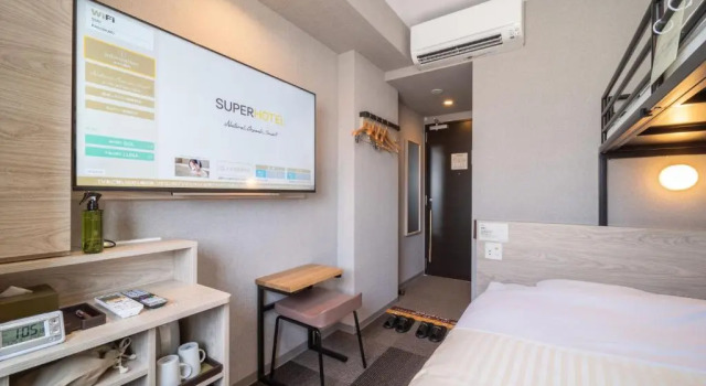 Четырёхместный номер Standard Super Hotel Premier Obihiro Ekimae