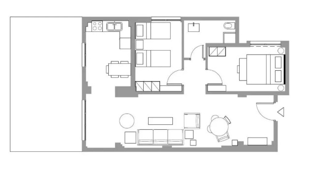Апартаменты Цокольный этаж с 2 комнатами Talizeti Home