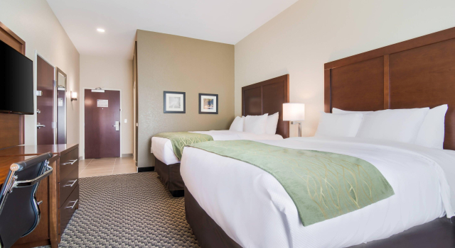 Четырёхместный номер Standard Comfort Inn & Suites Rock Hill Northeast