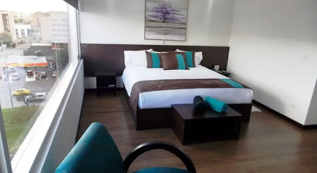 Habitación doble Estándar con balcón y con vista a la ciudad Hotel Valgus
