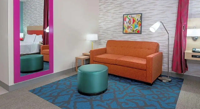 Двухместная студия-люкс Accessible tub Home2 Suites By Hilton Orlando Near Universal