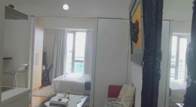 Люкс с красивым видом из окна Aveline Suites City River View, Acqua Private Residences Near Rockwell Makati, Manila Philippines
