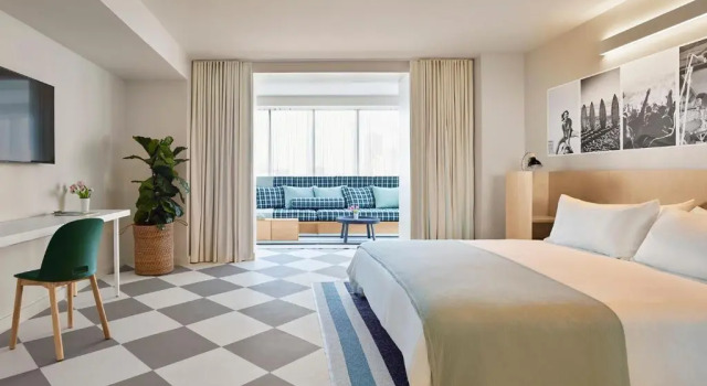 Люкс с видом на сад The Asbury Hotel