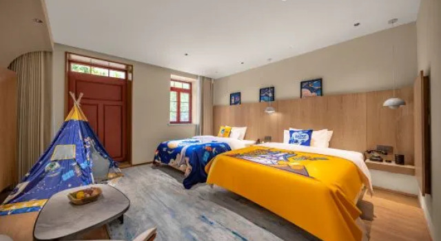 Люкс Qingting · Lyric Courtyard Hotel (Zhongshan Road Metro Station, Zhanqiao, Qingdao)