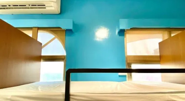 Кровать в общем номере (мужской номер) 澎湖北吉光背包客民宿 Bayhouse Hostel Penghu