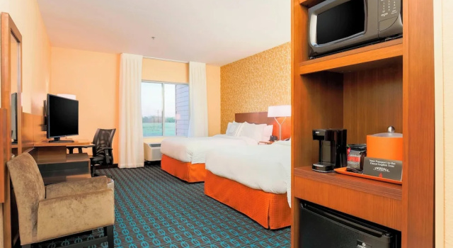 Двухместная студия Fairfield Inn & Suites Pleasanton
