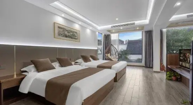 Двухместный люкс Suzhou 56 B&B (Taihu Xishan Yifeng Branch)
