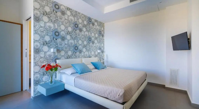 Двухместный номер Deluxe с балконом и с видом на море Villa Ariele