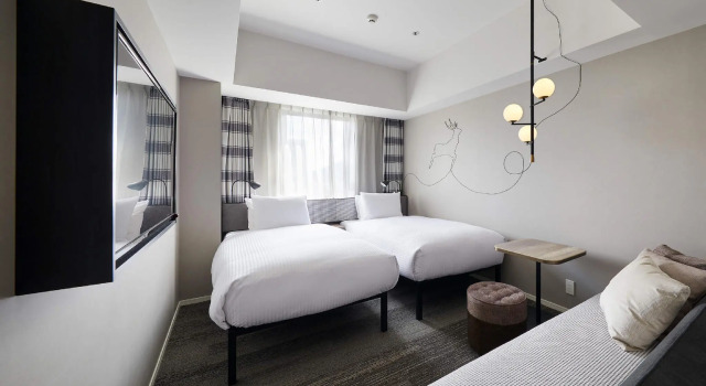 Двухместный номер Deluxe Granbell hotel Tanuki, Sapporo