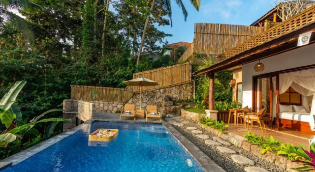 Вилла с 2 комнатами с красивым видом из окна Belas Vana Villa Ubud by Dhananjaya Hospitality