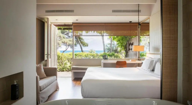 Двухместный номер Superior с видом на море Hostal Empúries