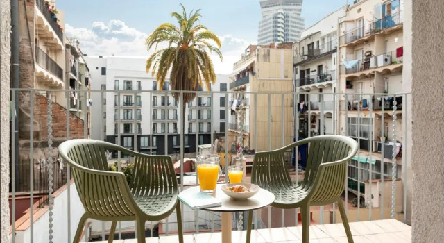 Апартаменты с 2 комнатами с балконом Aspasios Las Ramblas Apartments