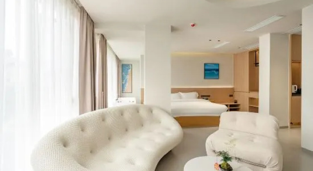 Люкс с видом на сад Hai LAN Jian mei su seascape hotel