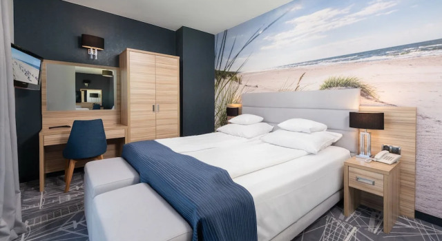 Апартаменты c 1 комнатой с балконом и с видом на море Hotel Faleza - z widokiem na morze