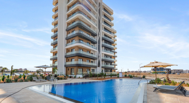 Апартаменты Globalstay Modern 1BR with Infinity Pool, Забронировать Апартаменты/квартира Отели Северного Кипра с бассейном, Бассейн