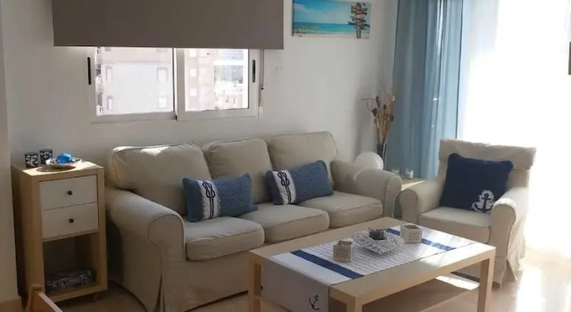 Семейные апартаменты с 2 комнатами с балконом Apto. Santa Petra - Blue - Nueva Torrevieja