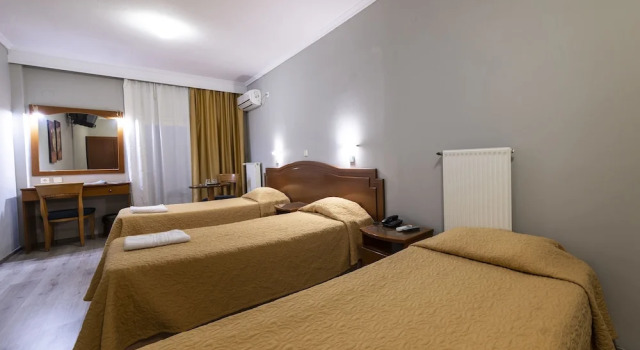 Трёхместный номер Standard с балконом Vergina Hotel