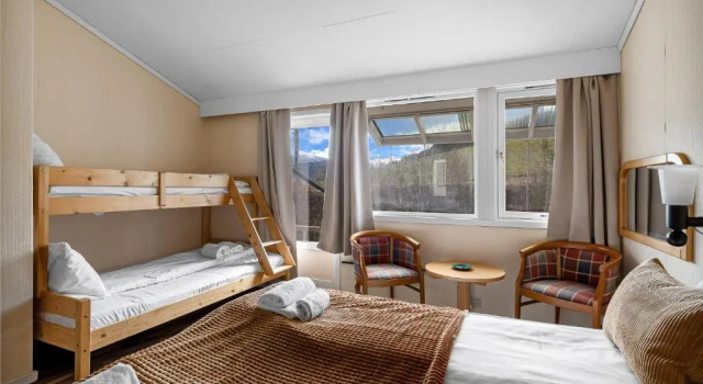 Семейный номер Standard с балконом Hardanger Guesthouse