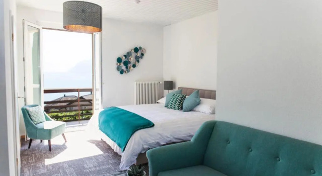 Номер Deluxe Auberge de Rivaz