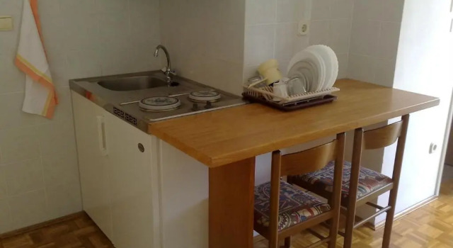 Студия с балконом и с видом на море Apartments Kust