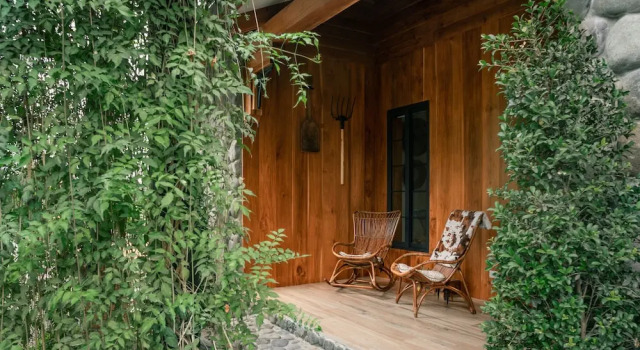 Двухместный номер Luxury с балконом и с видом на сад Hacienda La Danesa