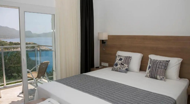 Двухместный номер Deluxe с частичным видом на море Rhapsody Hotel Kas