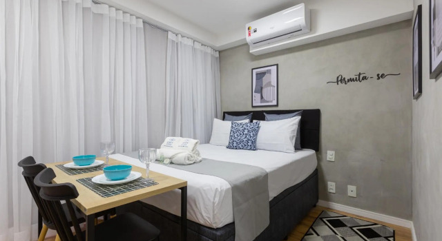 Easy Star - Lindo studio no coração de Moema - IP01H, Забронировать Отель Сан-Пауло штат Сан-Паулу