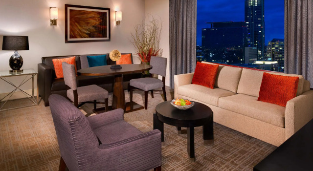 Двухместный люкс Accessible Executive Hilton Austin
