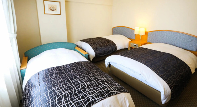 Трёхместный номер Standard APA Hotel Obihiro Ekimae
