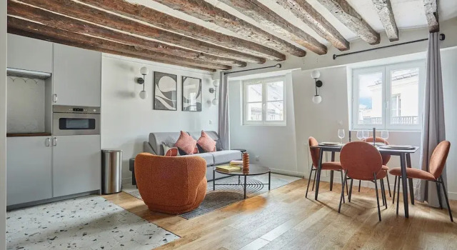 Апартаменты Charming Flat 1 Bedroom Le Marais Beaubourg
