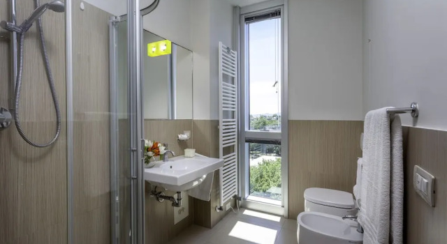 Апартаменты c 1 комнатой с видом на город Residence Delfina