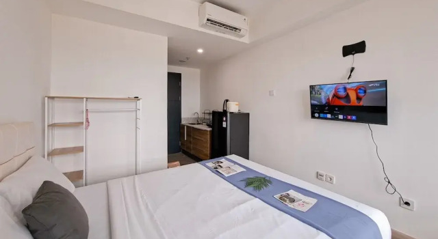 Minimalist And Homey Studio At Apartment Collins Boulevard, Prenota Appartamento Appartamenti a Tangerang, Appartamento