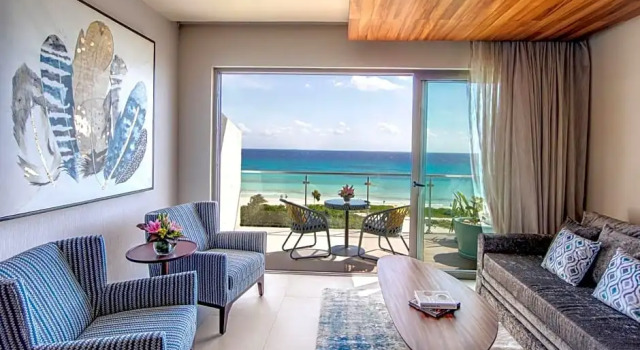 Двухместный люкс с ванной с видом на океан Palmaïa The House of AïA All Inclusive Wellness Resort