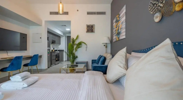 Primestay - Stylish & Brilliant Studio in Al Barsha, Забронировать Отель Отели и гостиницы Эмирата Дубая, рядом с Сад Миракл, Отель