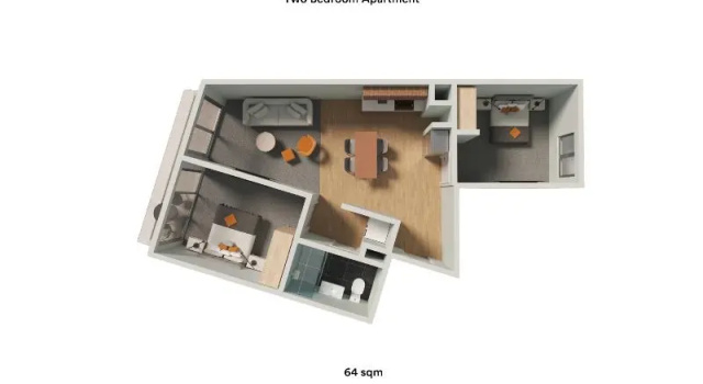 Апартаменты с 2 комнатами Punthill Maitland