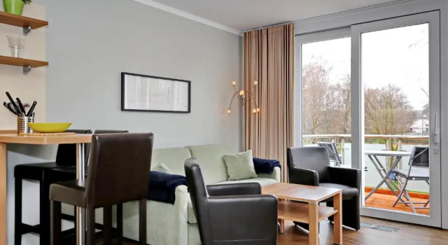 Villa Patricia Wohnung 11, Забронировать Вилла Виллы Кюлунгсборн, рядом с Железнодорожный вокзал Остзебад – Кюлунгсборн, Вилла