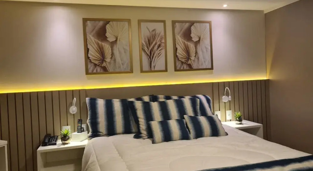 GoldFlat Cabo Branco João Pessoa, Забронировать Отель Отели Жуан-Песоа с парковкой, рядом с Социальная коммерческая служба Жуан-Песоа, Парковка