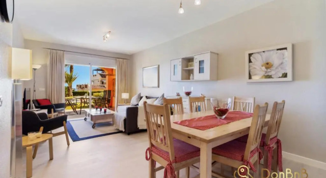 Апартаменты Beautiful apartment with sea view in Mijas costa
