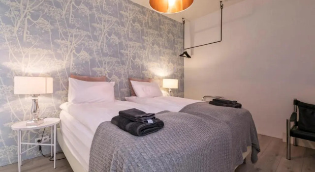 Апартаменты с видом на горы Theater Row Apartments