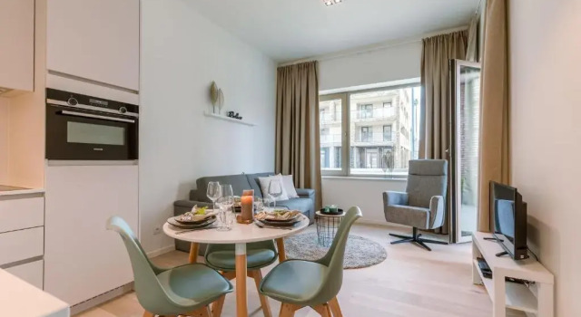 Апартаменты Top of the line apartment in a new upscale residence close to the sea and the beach