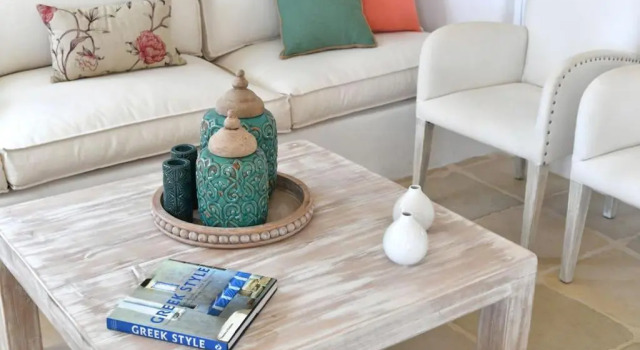 Luxury Paros Villa Villa Calypso Beautiful Serene Sleeps up to 11 Glisidia, Book Villa Pounta Grækenland