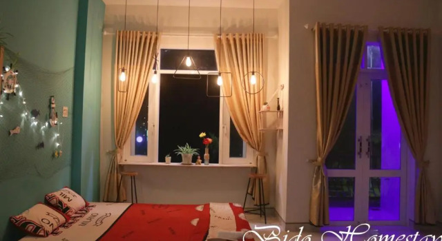 Кровать в общем номере (женский номер) Bí Đỏ homestay