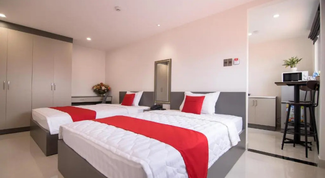 Двухместный номер Deluxe Bin Bin Hotel 7 - Near TON DUC THANG University