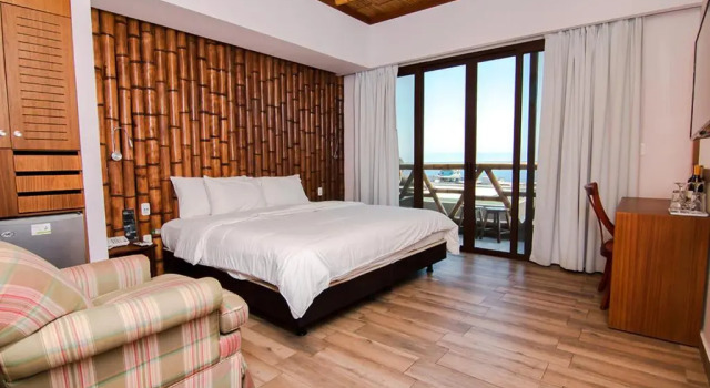 Трёхместный номер Standard с балконом и с красивым видом из окна Nativa Bambu Ecolodge