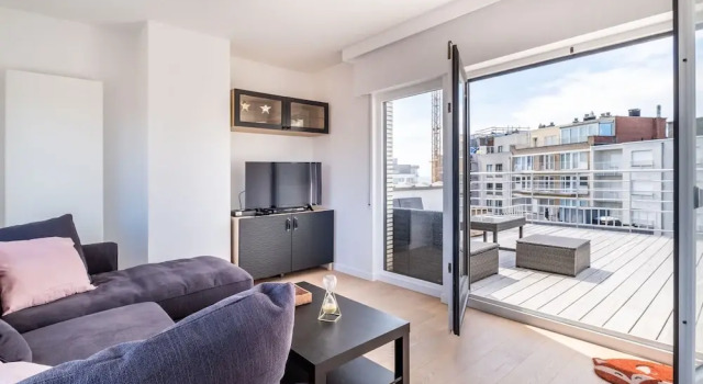 Aosta 503 Penthouse in Koksijde on the Beach, Prenota Appartamento Hotel a Flanders con parcheggio, Parcheggio